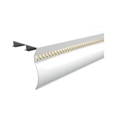 Карниз Алюпро ПАС-2924 46*47 мм 150 см белый - фото