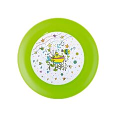 Тарілка Алеана Декор Magic 169072 22 см оливкова - фото