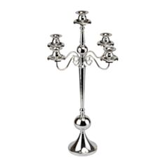 Підсвічник Elisey 2011-018 на 5 свічок 73 см хром - фото