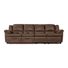 Диван модульний Баварія коричневий - фото