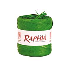 Лента рафия Bolis зеленая - фото