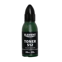 Барвник Element Decor Toner 512 лісний зелений 20 мл - фото