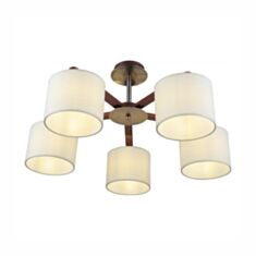 Світильник Altalusse Antique brass & Walnut INL-9369C-5 - фото