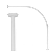 Карниз для шторки в ванной Wela W3108 дуговой - фото