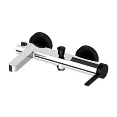 Смеситель для ванны Volle Mora 1537.030125 черный/хром - фото