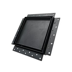 Модуль скрытого монтажа для вентиляторов airRoxy dRim 100 и 125 мм черный - фото