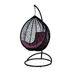 Кресло-кокон Rattwood Smart табако - фото