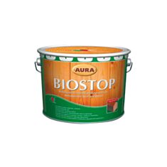 Грунтовка для дерева Aura Biostop антисептична 9 л - фото