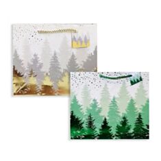 Пакет подарочный Гулливер Елки 291421 26 см - фото