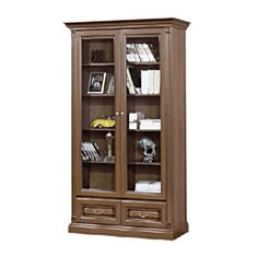 Витрина двухдверная с ящиком Набукко орех - фото