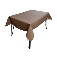 Скатерть Прованс Корица Коричневая 133*133 см  - фото
