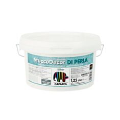 Шпаклівка фінішна Caparol StuccoDecor Di Perla Silber 1,25 л - фото