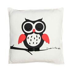 Подушка декоративна Сова з закритими очима 030Н 45*45 см - фото