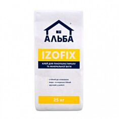Клей для пенопласта Альба IzoFix 25 кг - фото