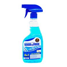 Засіб для миття скла та дзеркал Wash&Free 500 г - фото