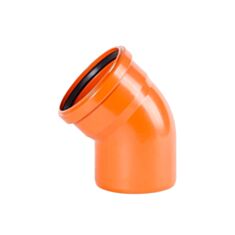 Коліно каналізаційне Valrom внутрішнє 15° D110 мм - фото