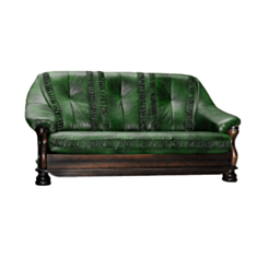 Диван Bourgogne 3p зеленый - фото