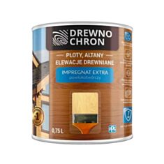 Пропитка для дерева Drewnochron Impregnat Extra пленкообразующая сосна натуральная 0,75 л - фото