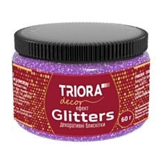 Декоративні блискітки Triora 53 аметист 60 г - фото
