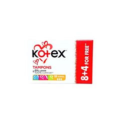 Тампони Kotex Normal 8+4 шт - фото