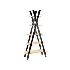 Стелаж Signal Tipi ll дуб вотан/чорний - фото