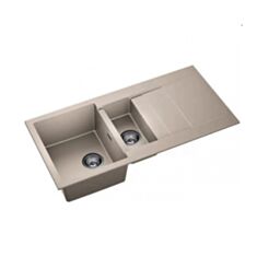 Кухонная мойка Axis Cascada 150 11A.CA150.55A.0011A 50*100 см бежевая - фото