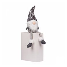 Игрушка мягкая Гном Yes! Fun 973732 45 см серебряная пайетка - фото