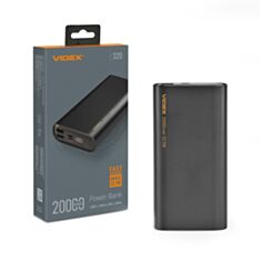Повербанк Videx 486569 VPB-320 22.5W 20000 mAh Black  - фото