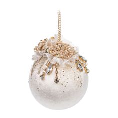 Игрушка на елку Шарик Флориаль Мэри 7501 8 см - фото