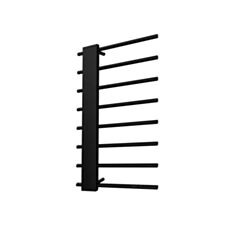 Рушникосушка Mario Комфорт 810*500/50 мм чорна матова - фото