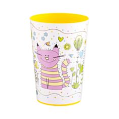 Стакан с декором Алеана Magic 169070 400 мл темно-желтый - фото