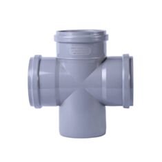 Хрестовина каналізаційна Rozma 90° 110 мм - фото