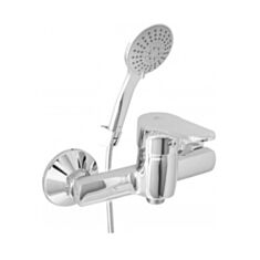 Смеситель для ванны Rubineta Luka-12/K LU2CK08 300 мм с душевым комплектом - фото