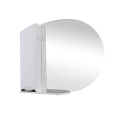 Дзеркало Aqua Rodos Глорія 95 см з пеналом ліва R/L без підсвітки - фото