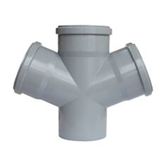 Хрестовина каналізаційна Magnaplast Htplus 67° 50*50*50 мм - фото