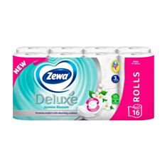 Папір туалетний Zewa Deluxe Жасмін 16 шт - фото