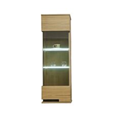 Витрина навесная Бескид дуб натуральный - фото