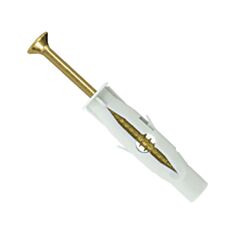 Дюбель універсальний Wkret-Met 6 мм з шурупом 3,5*45 мм 100 шт - фото