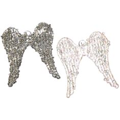 Набір ялинкових прикрас Elisey 088NB Крила в бусинах - фото