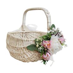 Корзина пасхальная HS №8 детская коричневая - фото