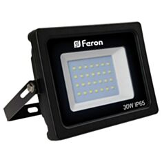 Прожектор Feron LED LL-510 10W 6400K 230V чорний IP65 - фото
