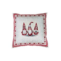 Наволочка декоративная Прованс Snowfall трио гномов 45*45 см - фото