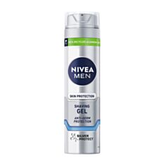 Гель для бритья Nivea Men Серебряная защита 200 мл - фото