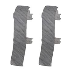 Комплект з'єднання для плінтуса ТІС 0088-ПЛГСК Дуб Сірий 2 шт - фото