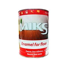 Емаль алкідна MIKS Color ПФ-266 для підлоги жовто-коричнева 0,9 кг - фото