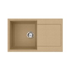 Кухонная мойка София 08 78*50 см песок - фото