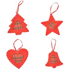 Іграшка на ялинку з тканини БД 781-228 4 дизайни - фото