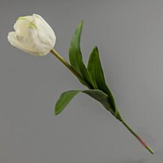 Штучна квітка Тюльпан 116F/white 51 см - фото