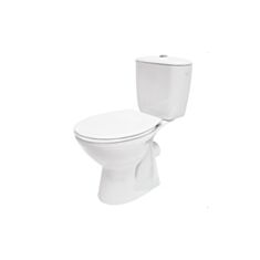 Унітаз компакт Cersanit Mito 010 grey з кришкою з поліпропілену - фото