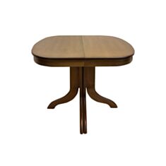 Стіл обідній розкладний Аскалон Kalmar 100*90 см коричневий - фото